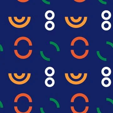 Unknown language seamless pattern Stock Illustration