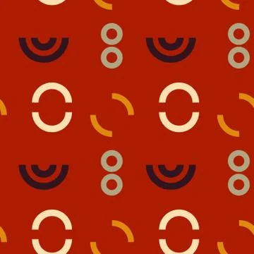 Unknown language seamless pattern Stock Illustration
