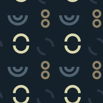 Unknown language seamless pattern Stock Illustration