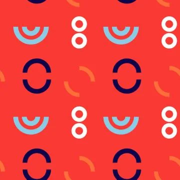 Unknown language seamless pattern Stock Illustration