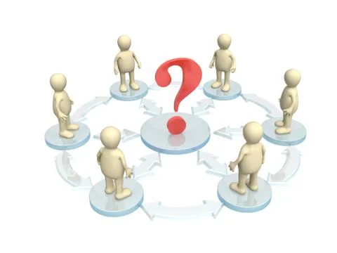 Unknown member of team Stock Illustration