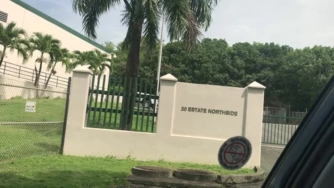 Unknown Military Facility on West End of St. Croix USVI Stock Footage 79914147
