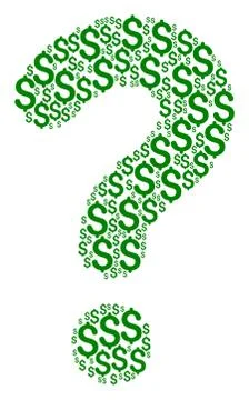 Unknown Mosaic of Dollar Icons Illustrazione stock