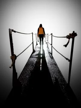 Into the unknown 库存照片