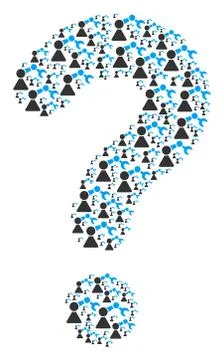 Unknown Shape of Robotics Manipulator Icons Illustrazione stock