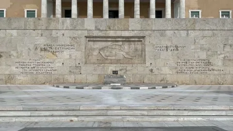 Unknown Soldier Monument Athens Stock Footage 201380872