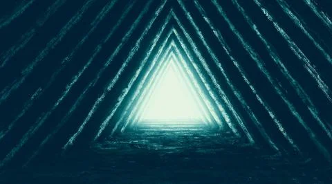Unknown temple of destiny illustration Stock Illustration
