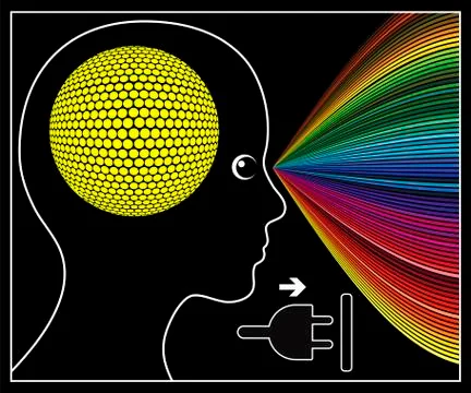 Unleash your own  Creativity Illustrazione stock