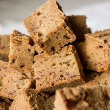 Unleavened bread cutting by cubes 写真素材