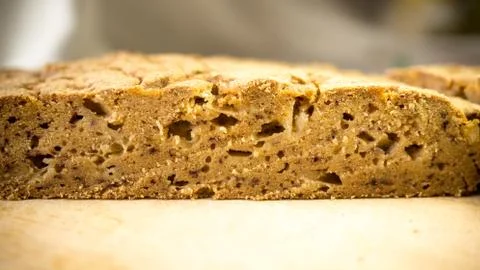 Unleavened bread cutting by half 写真素材