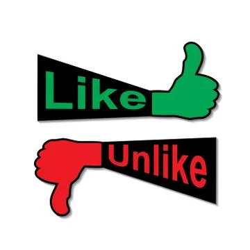 Like-unlike Stock Illustration