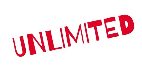 Unlimited rubber stamp Stock Illustration