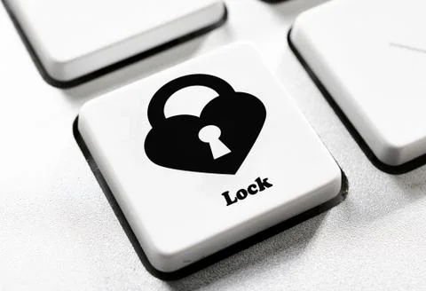 Unloack button Stock Photos