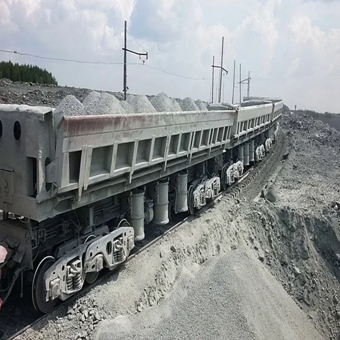 Unloading of asbestos dust Stock Footage 69276483