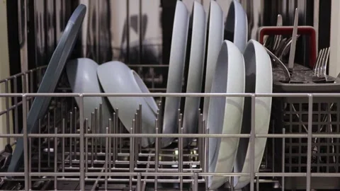 Unloading Dishes Stock Footage 322637451