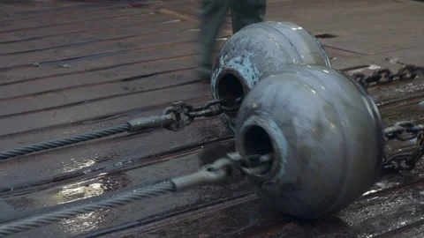 Unloading fish from the trawl. Barents Sea.Editorial Use Only Vídeo Stock 241652267