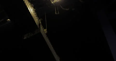 Unloading Process Of Cargo Freight Ship (4K) Stock Footage 63082551