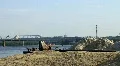 Unloading of sand HD Footage