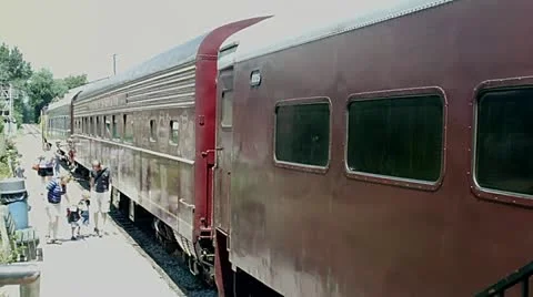 Unloading Train Stock Footage 11490333