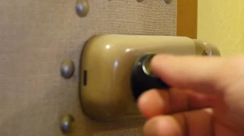 Unlock and Lock the Door Stock Footage 47517502