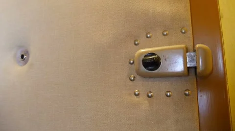 Unlock and Lock the Door Stock Footage 47517708
