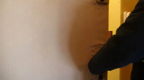 Unlock and Lock the Door Stock Footage 47517822