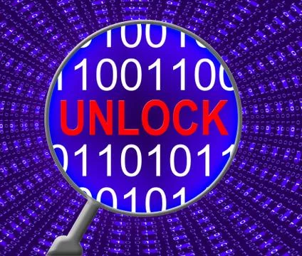  Unlock Computer Meaning Web Site And Net Stock Illustration