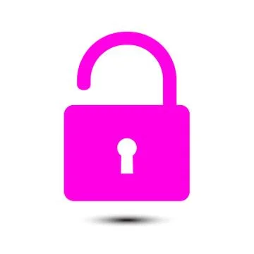 Unlock sign symbol. Stock Illustration
