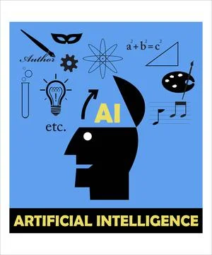 UNLOCK YOUR AI POTENTIAL Stock Illustration