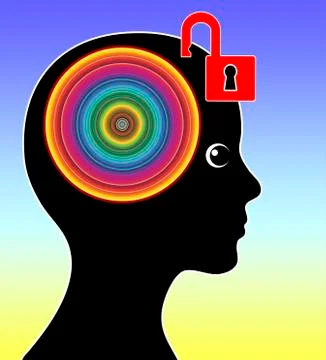 Unlock your Creativity Illustrazione stock
