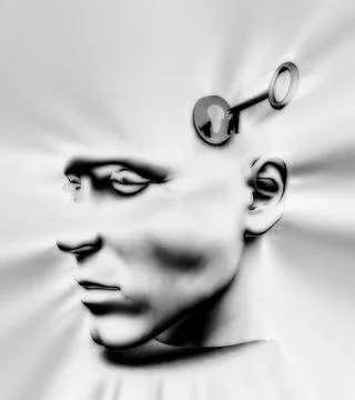 Unlock Your Mind Stock Illustration