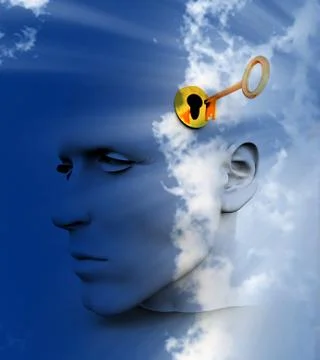 Unlock Your Mind Stock Illustration
