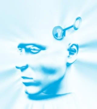 Unlock Your Mind Stock Illustration