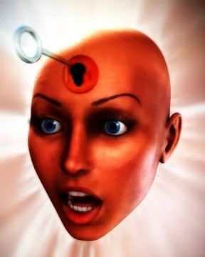 Unlock Your Mind Stock Illustration