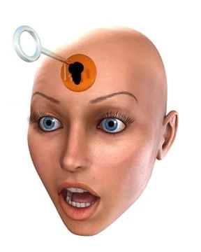 Unlock Your Mind Stock Illustration
