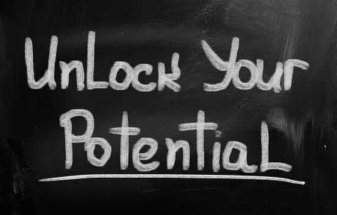 Unlock Your Potential Concept Stock Illustration