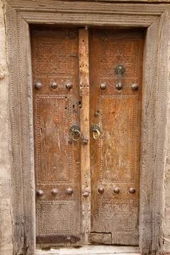 Unlocked door with the two knobs with it 写真素材