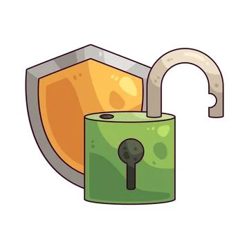 Unlocked illustration Stock Illustration