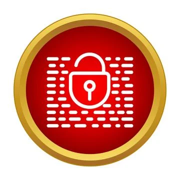 Unlocked padlock icon on digital data showing vulnerability Stockillustratie