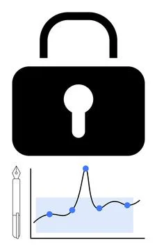 Unlocking Data Insights and Security with Analytics and Visualization Tools 스톡 일러스트