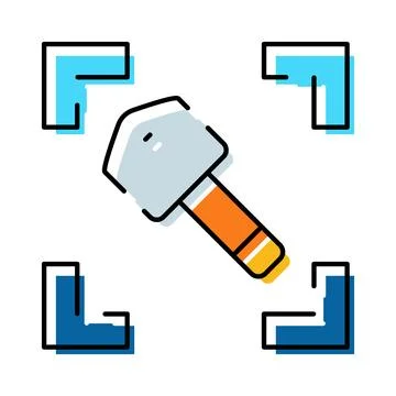 Unlocking digital access with technology identification key Illustrazione stock