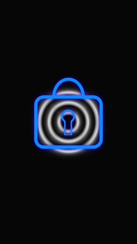 Unlocking digital security with animated visuals modern graphic interface f.. Stock Footage 339215324