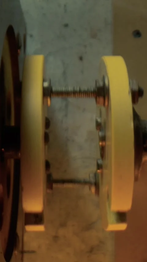 Unlocking Inside System Of A Bank Safe Armored Door Stock Footage 269564101