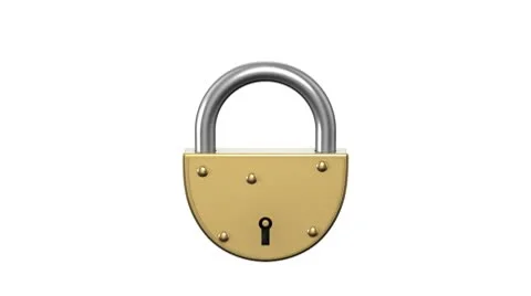 Unlocking the lock Stock-Footage 8927181