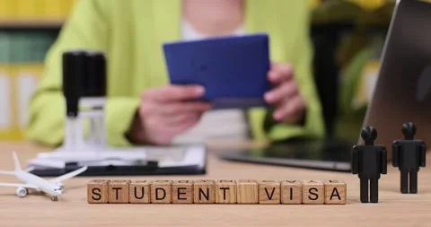 Unlocking student life abroad with visa tips and essential tools for Stock Footage 319754086