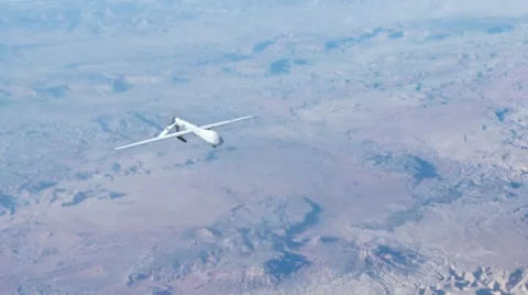 Unmanned Aerial Vehicle Stock Footage
