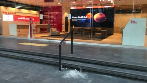 Unmanned banking Stock Footage 144400475