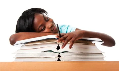 Unmotivated student Stock Photos