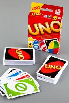 UNO game cards Foto stock