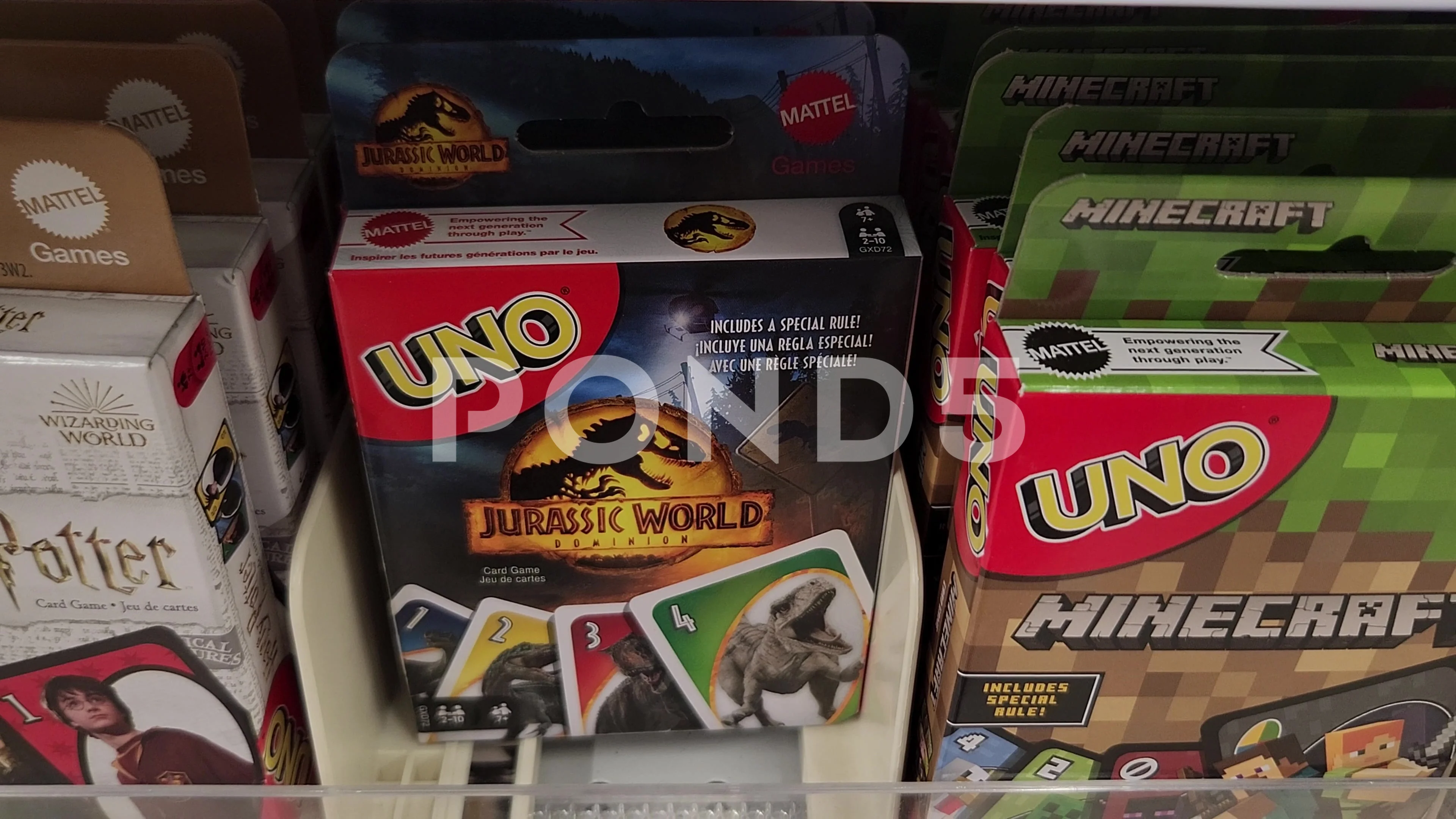 UNO Attack Jurassic World Dominion